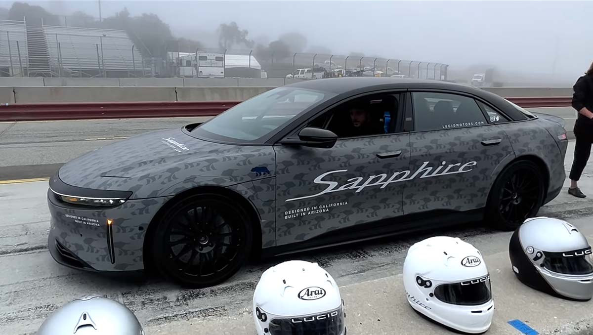 Video The Stig K R Lucid Air Sapphire Med H Stkrafter P Banan