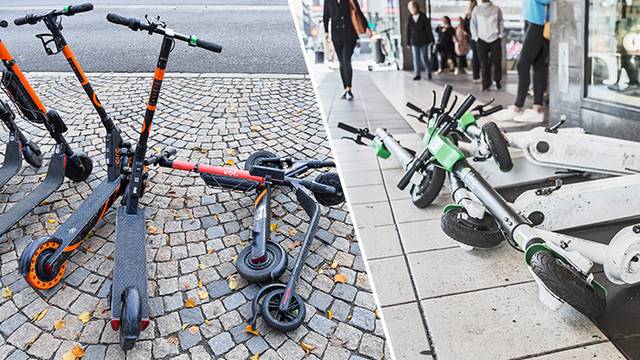 Så många elsparkcyklar har Stockholm flyttat