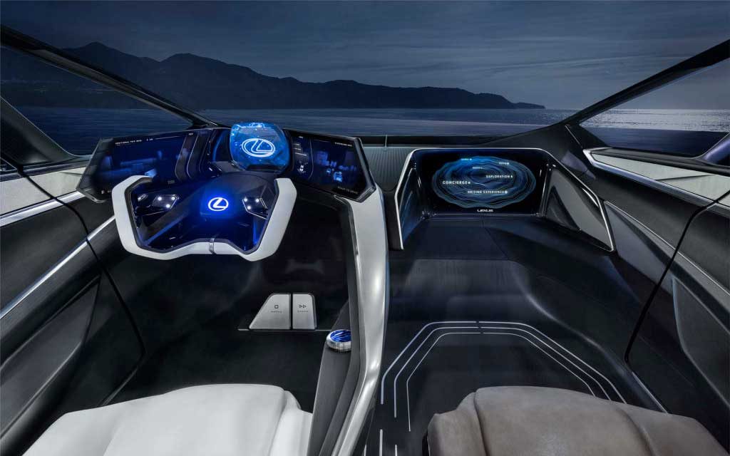 Lexus visar upp futuristiskt koncept på framtidens bil