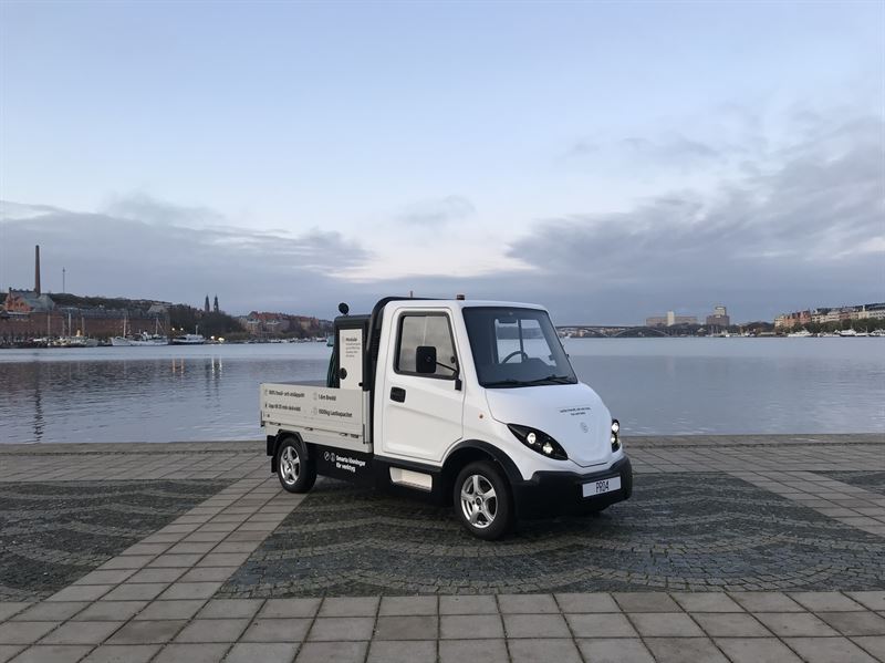 Inzile lanserar Pro4 vid Stockholms Stads seminarium för eldrivna lastbilar