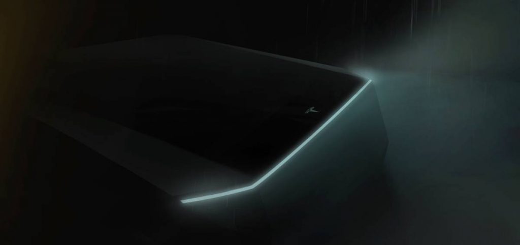 Premiären av Tesla Cybertruck närmar sig och pickupen får en unik ljussignatur