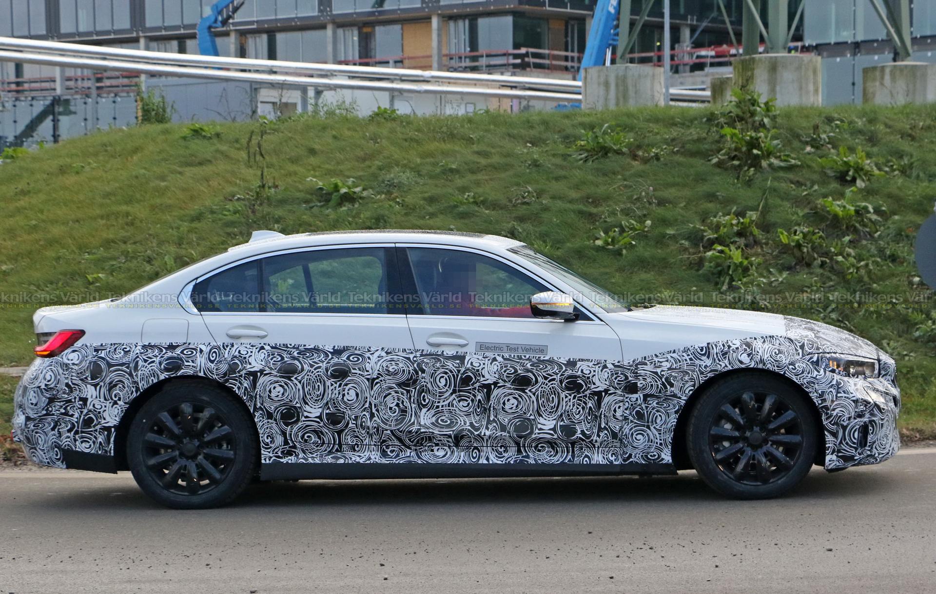 BMW 3-serie rullar som ren elbil