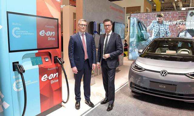 VW och Eon lanserar den flexibla laddstationen