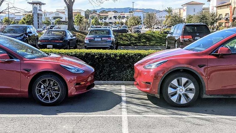 En jämförelse av: Tesla Model Y och Tesla Model 3