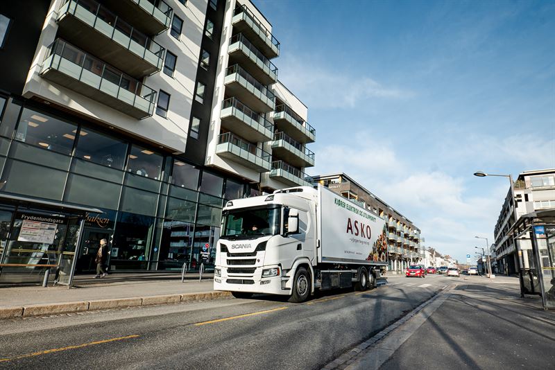 Scania introducerar ellastbilar i Norge