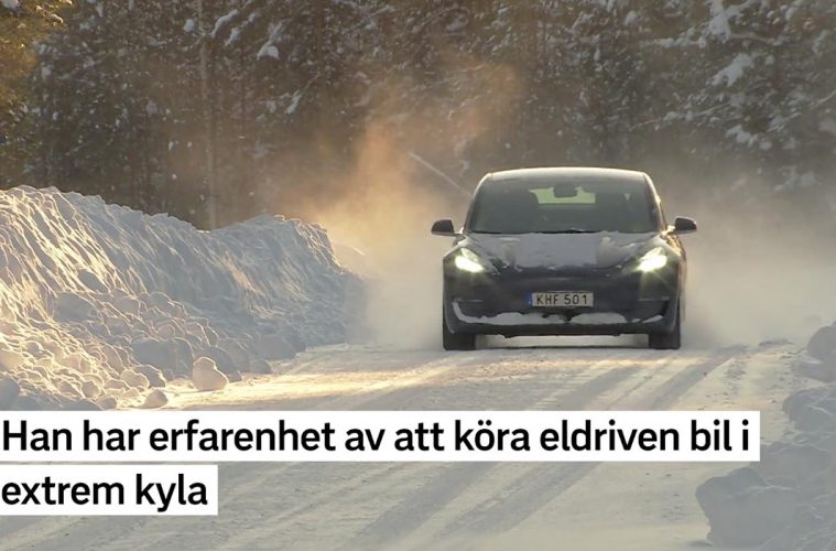 SVT träffar en av Sveriges nordligaste elbilsägare