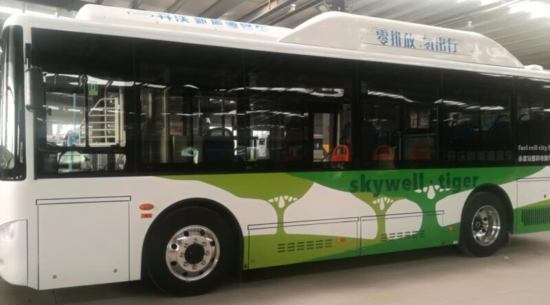 Buss med bränslecell har kört motsvarande ett varv runt jorden
