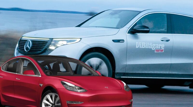 Så mycket drar elbilarna på vintern: Tesla och Mercedes i botten