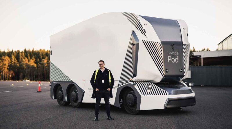 Teknikbolaget Einride bygger lastbil åt tyska matjätten