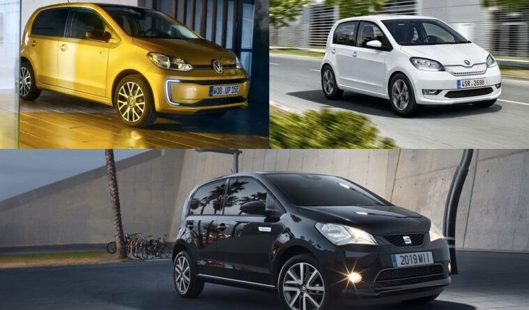 Lika som bär: Volkswagen e-Up, Seat Mii och Skoda Citigoe iV