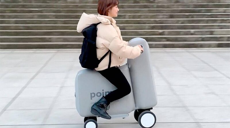 Deras uppblåsbara el-scooter väger bara 5,5 kg