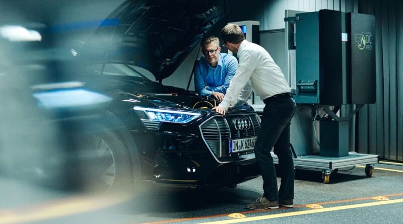 Solenergi lagras i eldrivna Audi e-tron