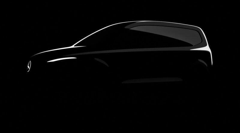 Mercedes presenterar nya T-Klass: Eldriven minivan för stadstrafik