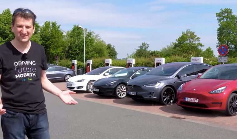 Räckvidden hos Tesla Model Y imponerar i test på tyska autobahn