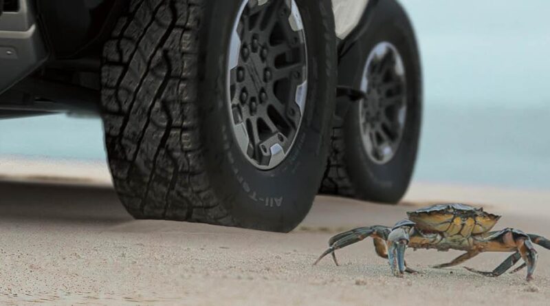 Så funkar ”krälande krabbläget” i Hummers nya elbil