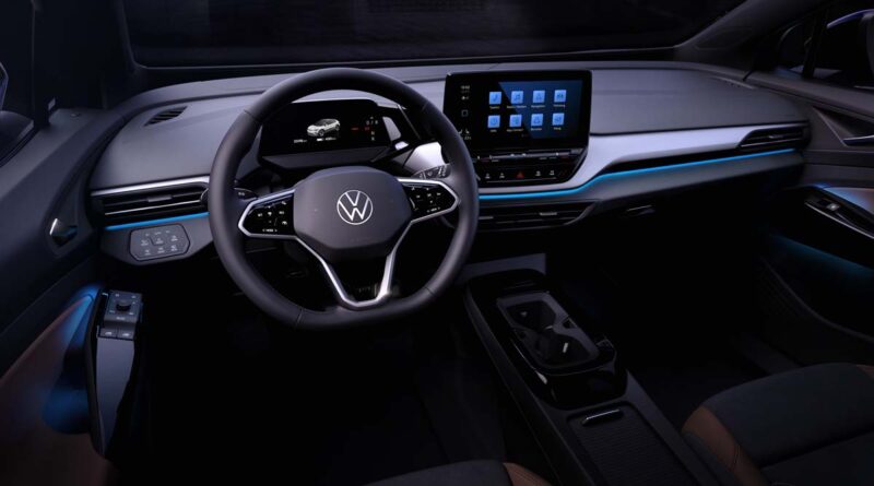 Första interiörbilderna på nya elbilen Volkswagen ID.4 är här