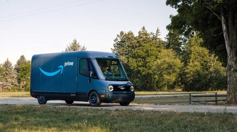 Här är e-handelsjätten Amazons första helt eldrivna transportbil – utvecklad av Rivian