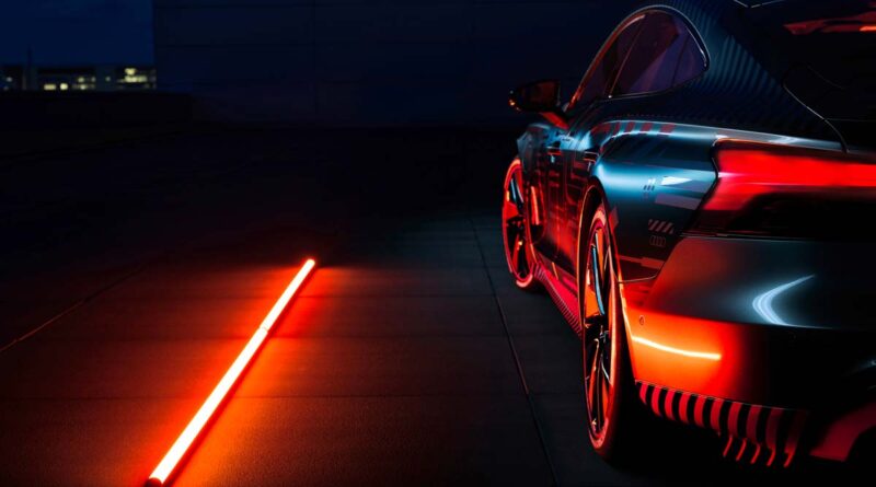 Lyssna till nya sportiga elbilen Audi e-tron GT: ”Inget rymdskepp från en Sci-Fi-film”