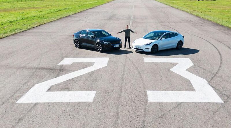 Duell: Polestar 2 mot Tesla Model 3 (2020)