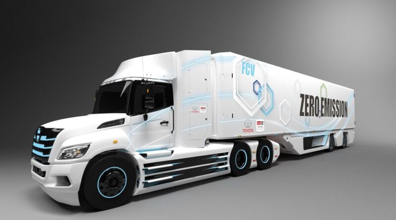 TOYOTA utvecklar fler bränslecellsdrivna lastbilar