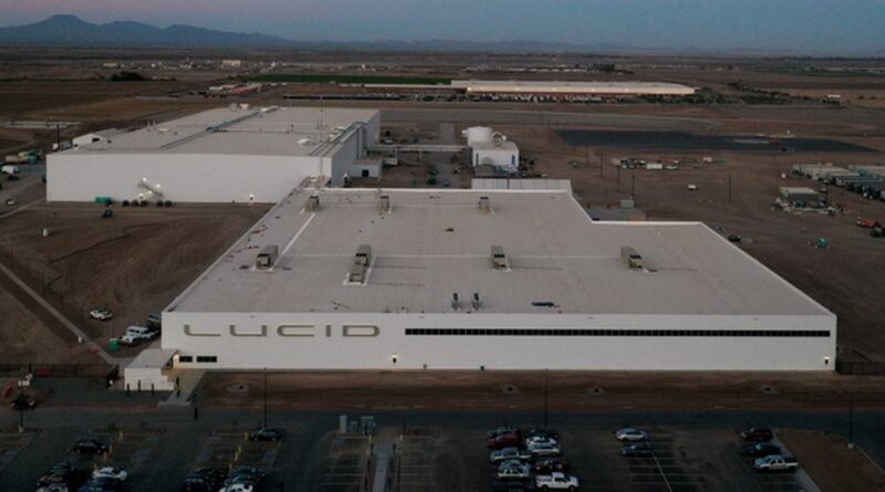 Lucid Motors fabrik klar inför produktionsstart av Lucid Air våren 2021