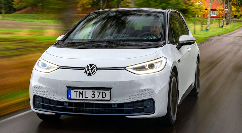 Tvärnit för Volkswagen ID.3 – inte ens topp 10 vanligaste elbil i januari