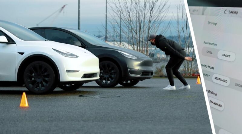 Video: Se när app-köpet ger en Tesla Model Y en direkt accelerationsboost i racet