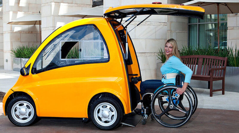 Kenguru är en elbil för rullstolsbundna 