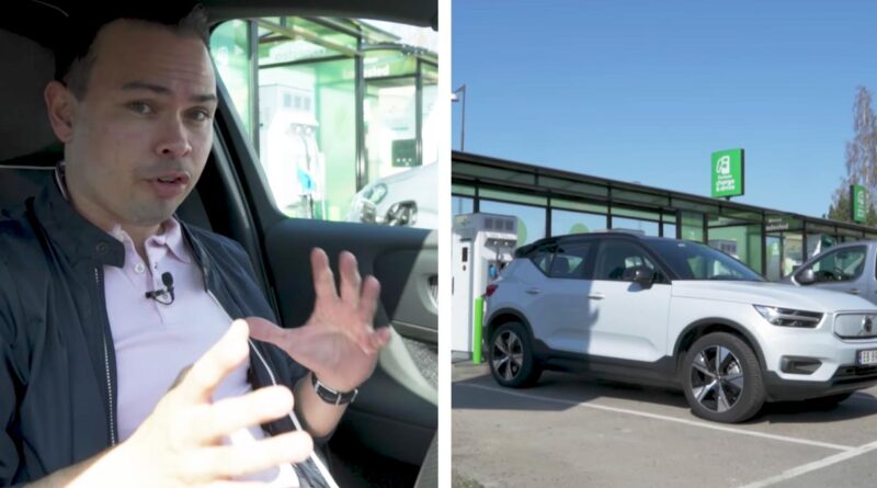 Video: Kris Rifa kör elbilen Volvo XC40 Recharge ner till 0 procent