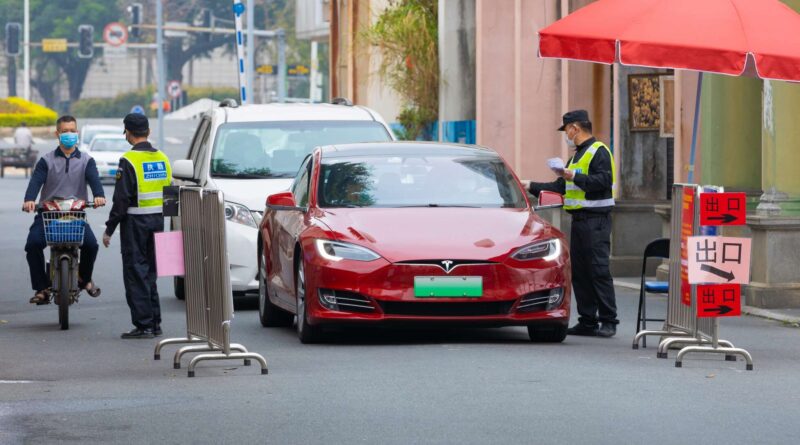 Kina utökar sitt Tesla-förbud