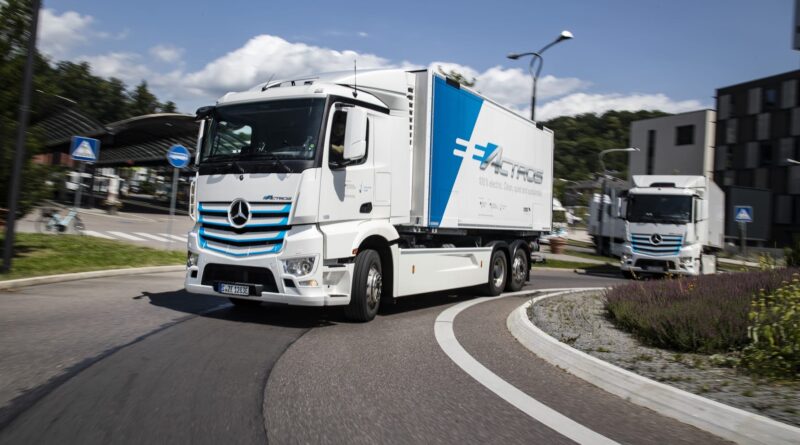 Världspremiär för första eldrivna lastbilen från Mercedes-Benz 30 juni