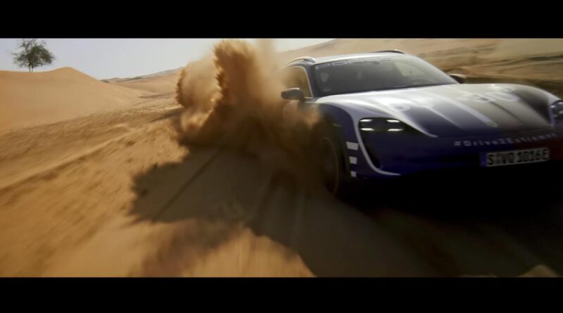 Video: Porsche släpper skön film på Porsche Taycan Cross Turismo i öken och snö