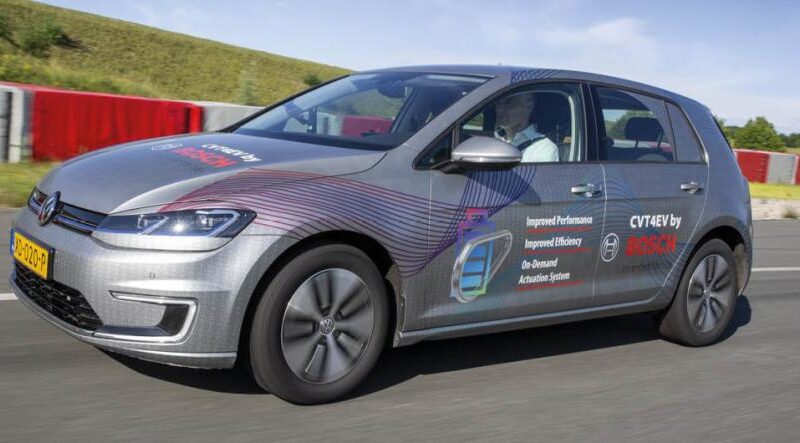 Bosch visar steglös CVT-låda för elbilar