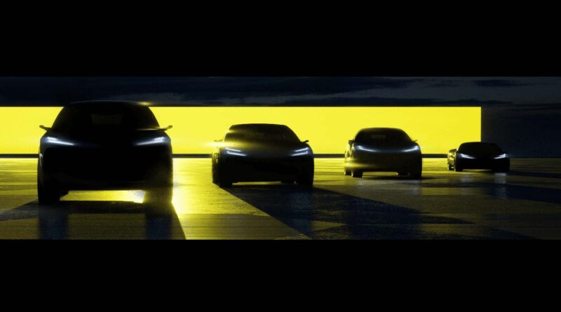 Lotus visar teaser på fyra nya elbilar – första kommer 2022