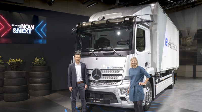 Mercedes-Benz lastbilar går helt in för eldrift