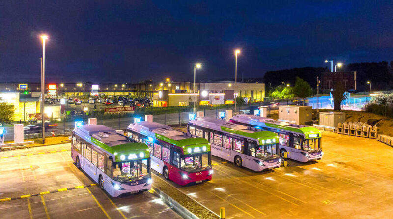 Elektriska bussar vid klimatkonferensen i Glasgow