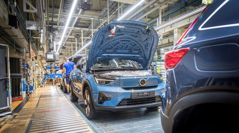 Volvo Cars startar produktionen av C40 Recharge i Gent i Belgien