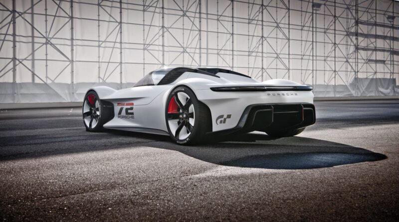 Det här är Porsche Vision Gran Turismo. Eldriven, liten och vrålsnygg