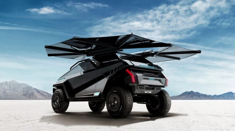 Thundertruck är en eldriven SUV med utfällbara solpaneler