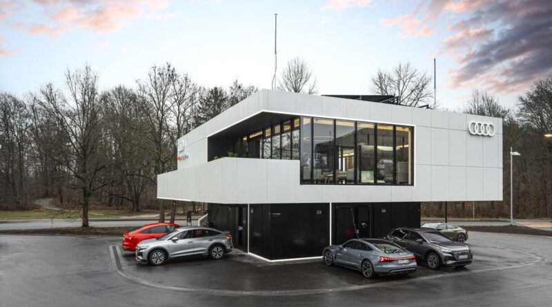 Audi öppnar stort laddningscenter i Nürnberg – ett koncept på snabbladdning i städer