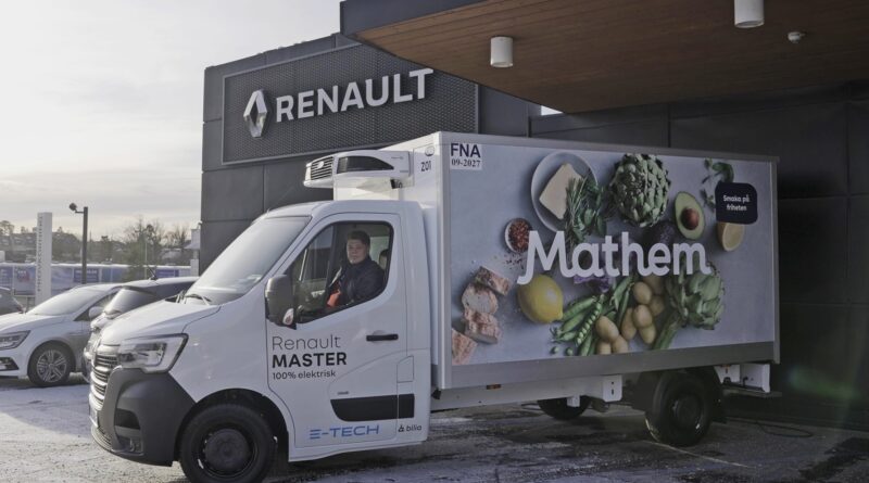 Renault och Mathem samarbetar för framtidens fossilfria transporter