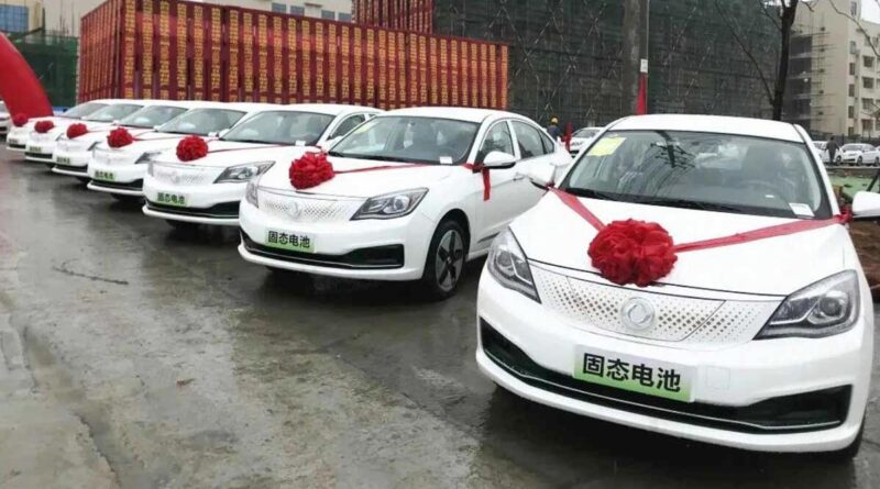 Kinesiska Dongfeng: Levererar 50 elbilar med solid state-batteri