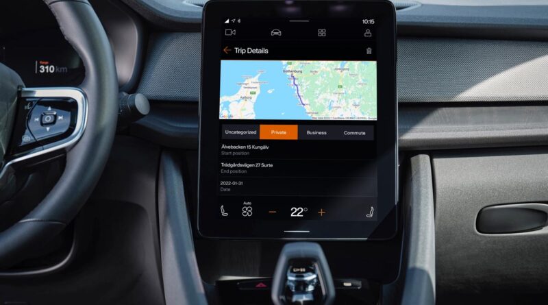 Polestar 2 får digital körjournal som app direkt i bilen