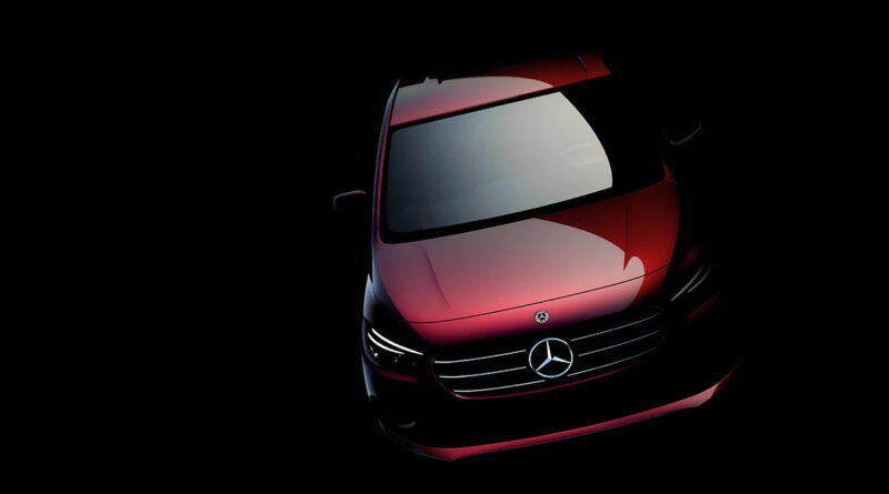 Mercedes visar teaser på eldriven minibuss – är T-Class en utmanare till Volkswagen ID.  Buzz?
