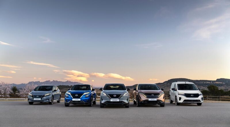 Nissan laddar för framtiden i Europa med elbilar och elektriferade modeller