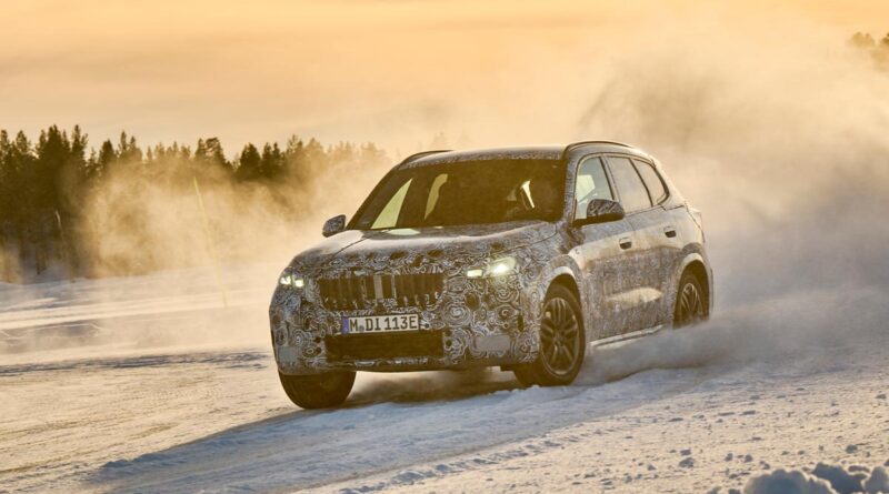 Bilder: Elbilen BMW iX1 i vintertest – kommer 2023