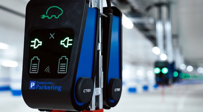 CTEK står för laddningen till Europas största elbilsgarage i Stockholm