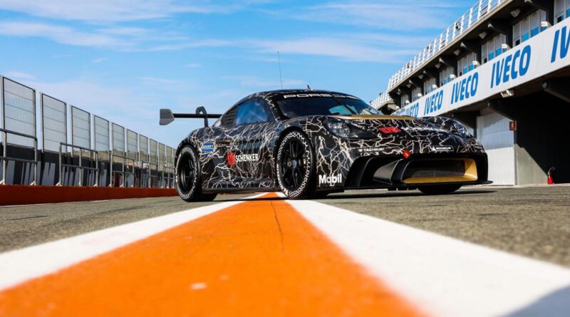 Porsche har skapat en eldriven racingbil av Porsche 718 Cayman