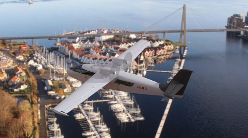 Norska elflygplanet landar på vatten – utan pontoner
