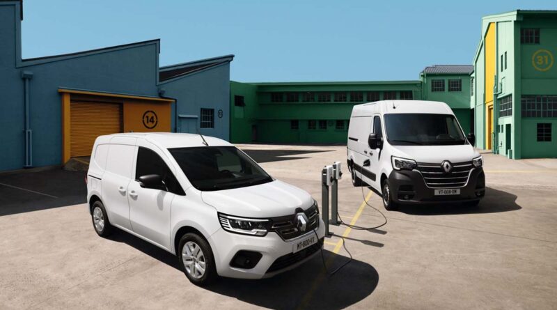 Renault uppdaterar eldrivna skåpbilarna Kangoo och Master